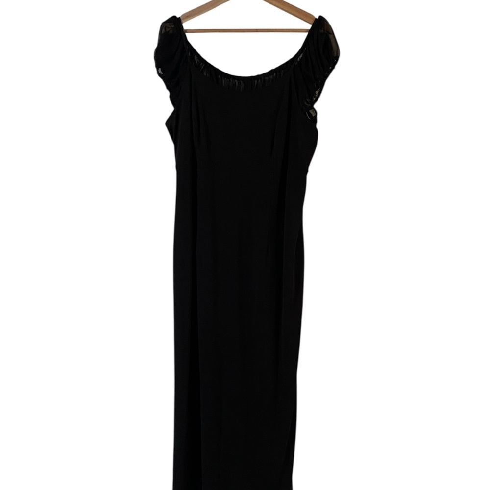 Michael Antonio Black Maxi Dress